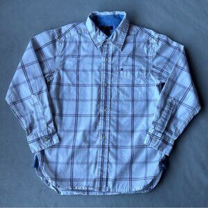 Tommy Hilfiger ~ Button Down Long Sleeve Shirt ~ Boys Size S (6-7)